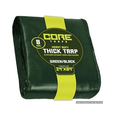 Core Tarps Heavy Duty 8 Mil Tarp Cover, Waterproof, UV Resistant, Rip and Tea... picture