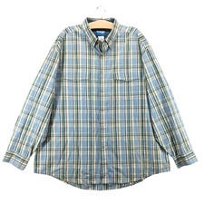 Wrangler Western Shirts Men's Button Down Shirt Multicolor Size XL Plaid Cotton picture