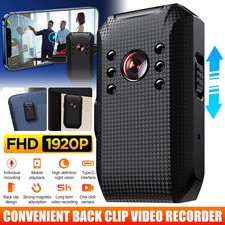 Upgraded Body Camera with Audio  Video Recording Cam Mini Police Worn Camcorder picture