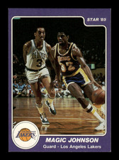 1984-85 Star Magic Johnson #172 Los Angeles Lakers picture