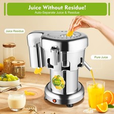 Commercial Juice Extractor Machine Fruit Vegetable Juicer Electric Stainless370W picture
