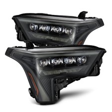 For 22-24 Toyota Tundra Sequoia Black Headlights LED Amber DRL with Converter picture