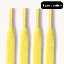 Double Layers Flat Shoe Laces Strings for Boots Sneakers Athletic Tennis Shoes picture