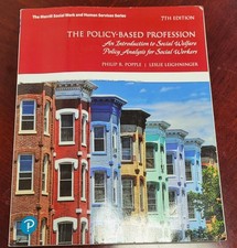 The Policy-Based Profession : An Introduction to Social Welfare Policy Analysis  picture