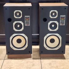 Vintage Fisher DS-810 Studio Standard 3-Way Bass Reflex Speakers Pair 8 Ohm picture