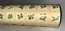 Vintage 1950-60's DEPT. STORE 18”wide CHRISTMAS Paper, Holly Berry on Large Roll picture