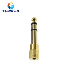 TRS Stereo Audio Headphone Adapter 6.35mm 1/4