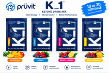 🔥PRUVIT ketone drink  Keto NEW K1 BERRY TROPIC FLAVOR Charged 10 pack EXP:2027 picture
