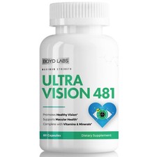 Boyd Labs Ultra Vision 481 Eyesight Support with Lutein and Biotin, 60 Capsules picture