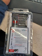 Wiha 71988 39 Piece Security Bit Set with Mini Ratchet SEALED picture