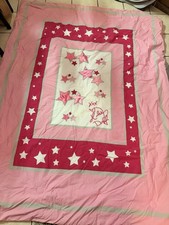 2000s Hilary Duff Stuff Reversible Comforter Pink Twin 64x84 Y2K Rare Stars picture