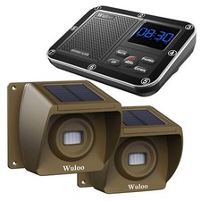Wuloo 1800feet Wireless Driveway Alarms Outdoor Infrared Motion Sensor Detectors picture