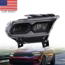For 2021-2026 Dodge Durango Black Full LED Projector Headlight Right Passenger picture
