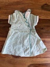 American Girl Doll Kit Birthday Outfit Wrap Around Green Dress picture