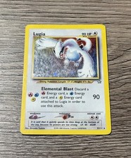 Pokémon TCG Lugia Neo Genesis Holo Rare Card 9/111 MP Condition picture