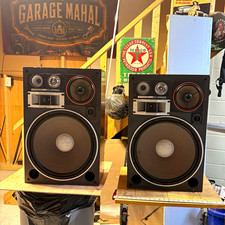 Kenwood KL-999X Vintage 5-Way Floor Speakers Pair Woofer Mid Tweeter picture