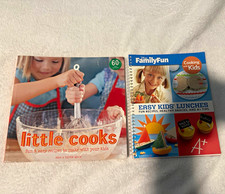 Little Cooks & Disney FamilyFun Kids Cooking Recipe Books Lot picture