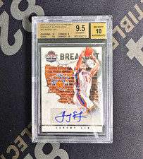 2011 Panini Past & Present Breakout Signatures Jeremy Lin Auto #22 BGS 9.5 picture