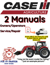 CASE IH 125A FARMALL TRACTOR MANUAL OPERATORS SERVICE SHOP REPAIR OWNERS PDF USB picture