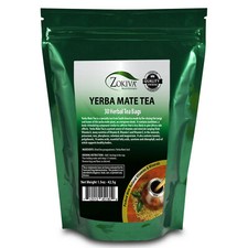 Yerba Mate Tea Bags (30 Premium Bags) 100% Pure - All-Natural Premium Herbal Tea picture