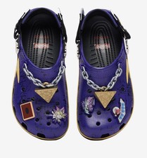 Yu-Gi-Oh Crocs Purple Size 12 Men's picture