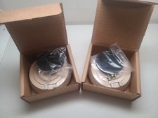 Vintage 1980s RARE NOS Set of (2) Surface Transducer Audio Sonic Disc Beige USA picture