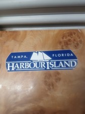 Vintage Harbour Island Tampa Florida Bumper Sticker  Rare picture