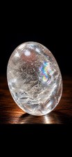 Clear Quartz Crystal Polished Palm Stones display specimen 50-90 grams picture