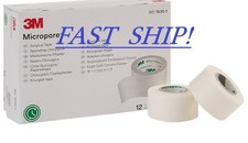QUICK SHIP 3M Micropore Tape Surgical Medical Paper 1 inch wide  BEST VALUE picture