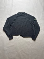 Stone Island Wool Crewneck Sweater Men's M Gray picture