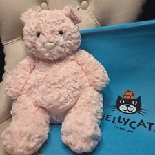 Jellycat Leola Bear Large 14 Inch Pink Plush Teddy Bear NWT picture