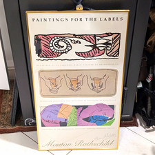 Rare 1984 Mouton Rothschild Paintings For The Labels Framed Exhibition Poster picture