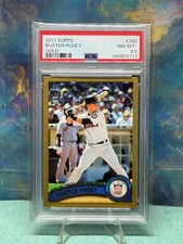 2011 Topps Gold Buster Posey #282 PSA 8.5 Giants 0012/2011 picture