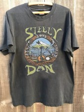 Rare Steely Dan Band 1993 Short Sleeve Charcoal Unisex Tshirt Reprint S-5XL picture