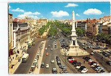 Postcard Restauradores Square Avenida da Liberdade in Lisbon Portugal picture