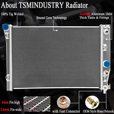 TSM 3-Row Aluminum Radiator FOR 1997-2004 1998 Chevrolet Corvette 5.7L 350 V8 picture