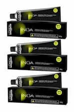 L'Oreal Professional INOA Hair Color No.2 Darkest Brown No Ammonia 3 Tubes Pack picture