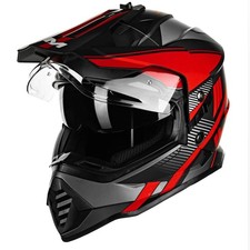 ILM Dual Sport Adventure Motorcycle Helmet with Pinlock Compatible Sun Visor ... picture