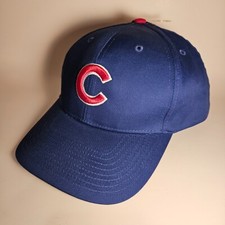 Chicago Cubs Hat/Cap Vintage 90s Blue Snapback Adult 47 Twins MLB New with tags picture