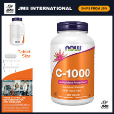 Vitamin C 1000mg with Rose Hips - Sustained Release, 250 Tablets, Immune Support picture