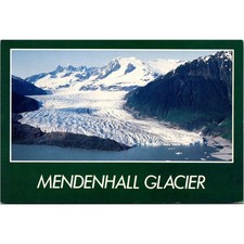 Mendenhall Glacier Near Juneau Majestic Glacier AK Vintage Postcard SPP2 picture