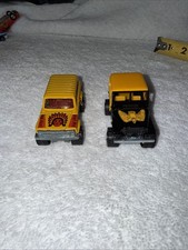 Vintage Majorette Jeep 4x4 Lot Big Chief Cherokee & Golden Eagle Removable Top picture