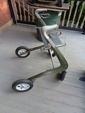 byACRE Carbon Overland 4-Wheel Carbon Fiber Rollator/Walker British Green picture