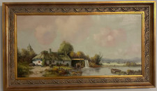 Anton Muller Oil Painting Cottage by the Water picture