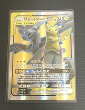 pokémon jumbo card pikachu & zekrom    picture