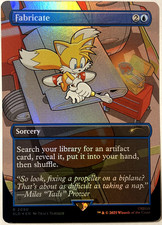 MTG Fabricate (Rainbow Foil) Secret Lair x Sonic 2090 NM picture