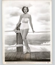 Actress Martha Vickers Swimsuit Publicity Portrait 1947 Hollywood Press Photo picture