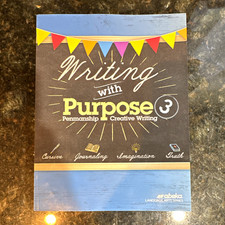 Abeka Language Arts Writing with Purpose 3 Penmanship Workbook Pb 2017 152p picture