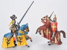 Vintage Schleich World of Knights Figurines Lot of 2 Model # 70018 & 70020 picture