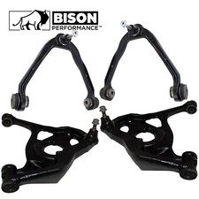 Bison Performance 4pc Front Upper & Lower Control Arms Kit For Chevrolet GMC RWD picture